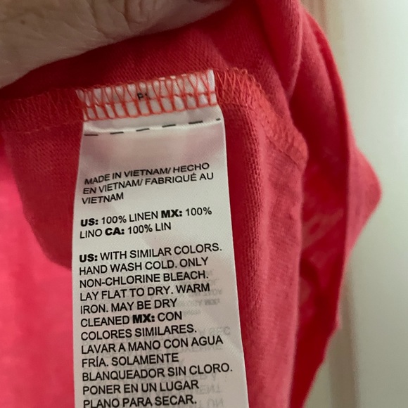 Chico’s Relaxed Linen Tee - Picture 6 of 7